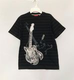  Áo thun Union Bay đen sọc đàn trắng bé trai 