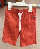  Quần short kaki đỏ bé trai 