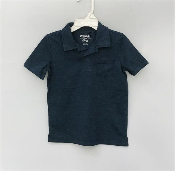  Áo thun C4RTER polo xanh bé trai 