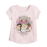  Áo thun JB hồng princess vibes bé gái 