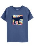  Áo thun 0shkosh xanh KL màu bé trai 