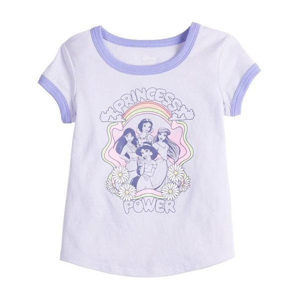  Áo thun JB tím princess bé gái 