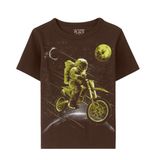  Áo thun PL4CE nâu phi hành gia bé trai 