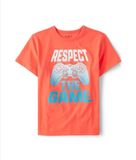  Áo thun PL4CE cam respect game bé trai 