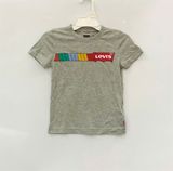  Áo thun Levis xám sọc màu chữ bé trai 