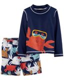  Bộ bơi C4RTER xanh đen cua bé trai 