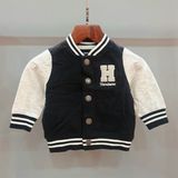  Áo khoác Carter đen chữ H bé trai 