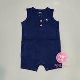  Body đùi ba lỗ C4RTER xanh đen cây dừa bé trai 