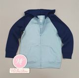  Áo khoác JB xanh tay xanh đậm bé trai 