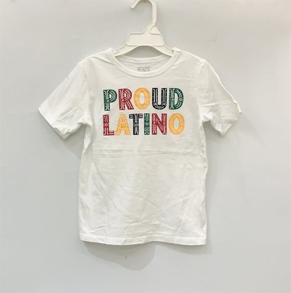  Áo thun Pl4ce trắng proud latino bé trai 