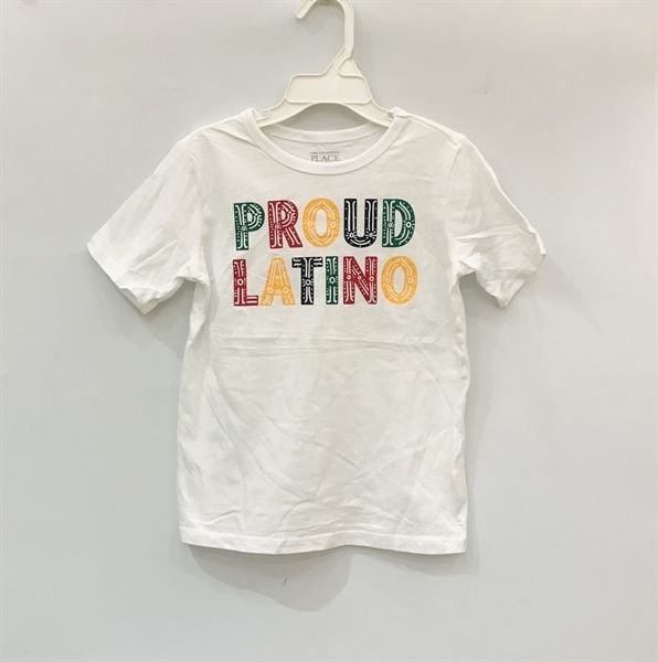  Áo thun Pl4ce trắng proud latino bé trai 