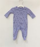  Body vớ Carter tím chấm bi bé gái 