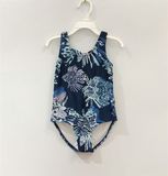  Bộ bơi C4RTER xanh đen cá bé gái 