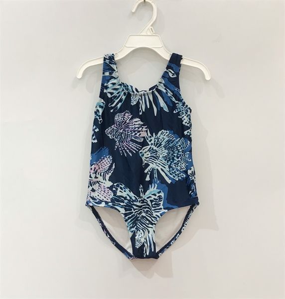  Bộ bơi C4RTER xanh đen cá bé gái 