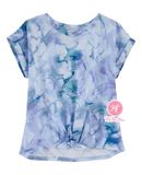  Áo thun C4RTER xanh tím loang bé gái 