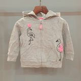  Áo khoác Carter xám hạc bé gái 