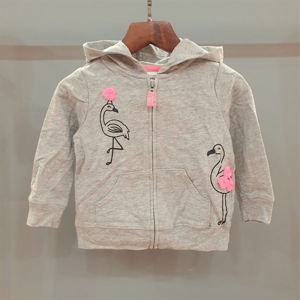  Áo khoác Carter xám hạc bé gái 