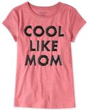  Áo thun Place cool like mom bé gái 