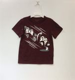  Áo thun Place đỏ đô game fight bé trai 