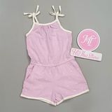  Jumpsuit tím bi trắng - J10 