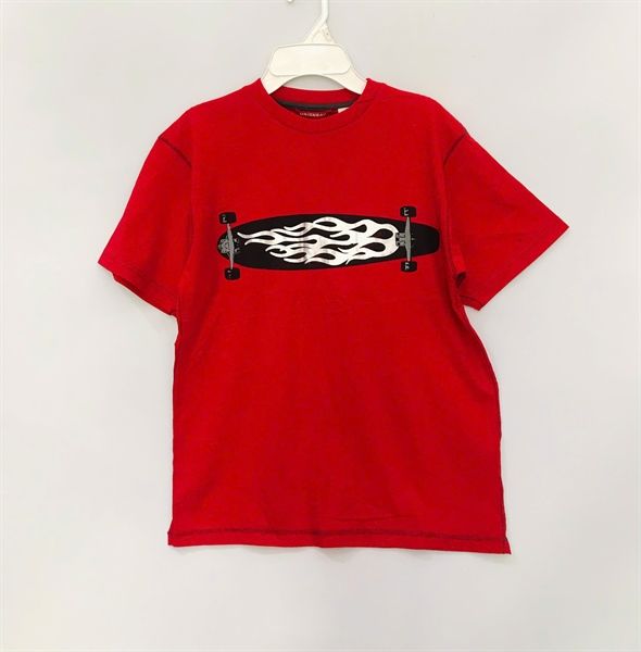  Áo thun Union Bay đỏ ván trượt bé trai 
