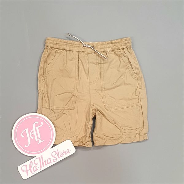  Quần short kaki màu be bé trai 