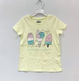  Áo thun Oshkosh vàng kem bé gái 