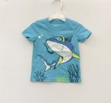  Áo thun C4rter xanh cá mập bé trai 