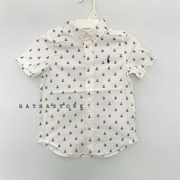  Áo sơ mi Ralph Lauren màu 18 bé trai 