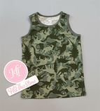  Áo thun ba lỗ Place xanh lá KL bé trai 