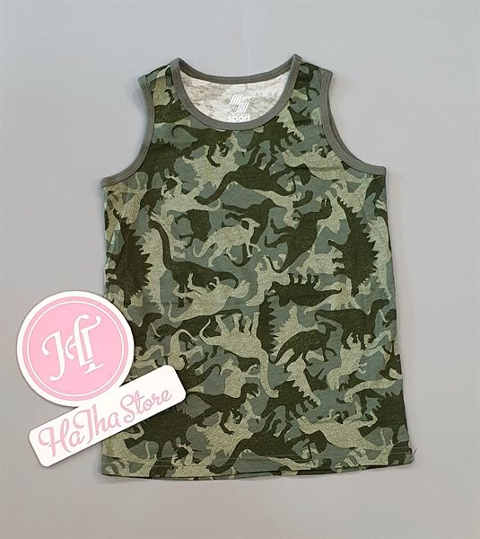  Áo thun ba lỗ Place xanh lá KL bé trai 