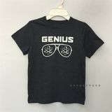  Áo thun PL4CE xám genius bé trai 