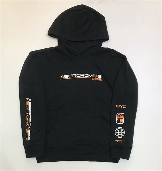  Áo hoodie ABer đen bé trai 