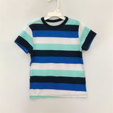  Áo thun PL4CE sọc đen trắng xanh bé trai 