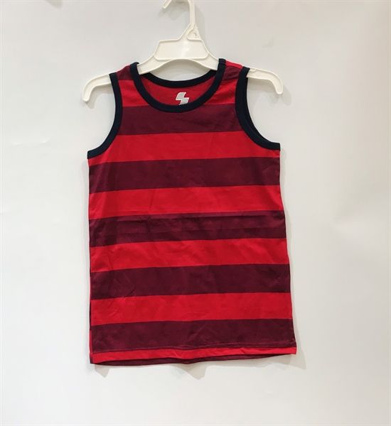  Áo thun ba lỗ Place sọc đỏ bé trai 