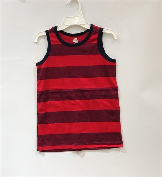  Áo thun ba lỗ Place sọc đỏ bé trai 