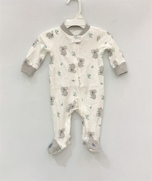  Body vớ C4RTER trắng gấu koala xám bé trai 