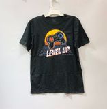  Áo thun Place xám đen level up bé trai 