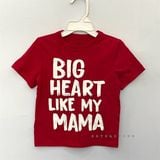  Áo thun PL4CE đỏ big heart bé trai 