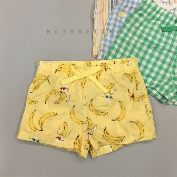  Quần short 0ldN4vy vàng chuối bé gái 