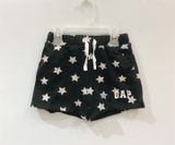  Quần short thun xanh đen sao bé gái 