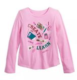  Áo tay dài JB hồng create learn 