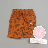  Quần short kaki Waga nâu cam hổ bé trai 