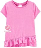  Áo thun C4RTER hồng vạt chéo bé gái 