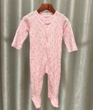  Body vớ Carter hồng cherry bé gái 