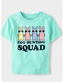  Áo thun PL4CE xanh ngọc thỏ squad bé trai 
