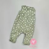  Body dài C4RTER xanh rêu hoa bé gái 