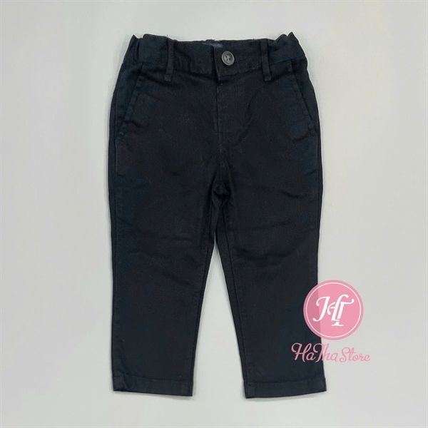  Quần kaki dài PL4CE màu đen bé trai 