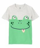  Áo thun C4RTER xám con ếch bé trai 