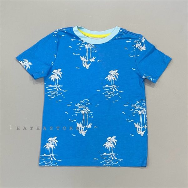  Áo thun Amazon xanh cây dừa bé trai 
